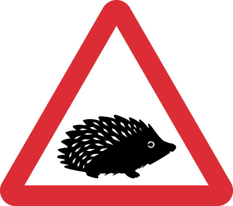 Hedgehog road signs - Hedgehog Street